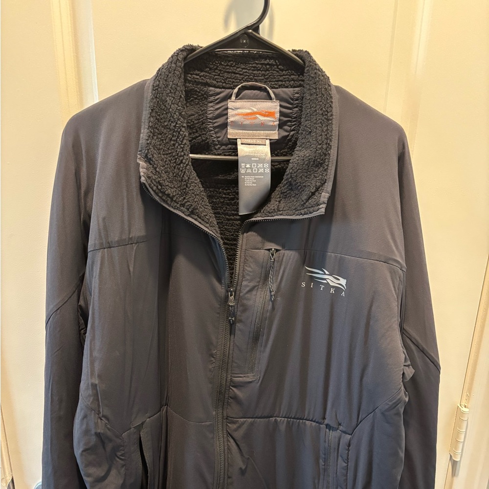 Sitka Black Ambient Jacket with Sherpa Lining